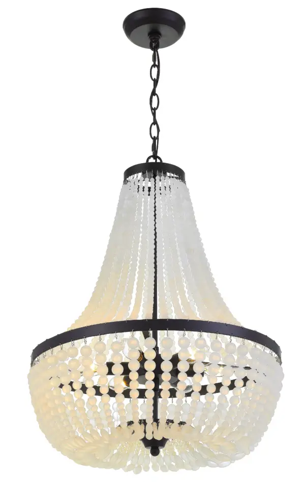Rylee 18.75" Antique Gold Chandelier - Image 8