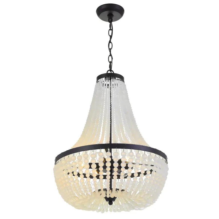 Rylee 18.75" Antique Gold Chandelier - Image 9
