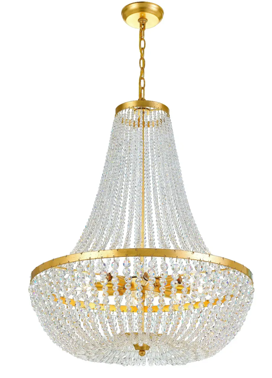 Rylee 24.75" Chandelier in Antique Gold - Image 2