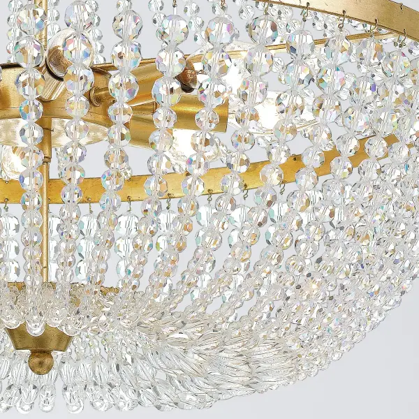 Rylee 24.75" Chandelier in Antique Gold - Image 3