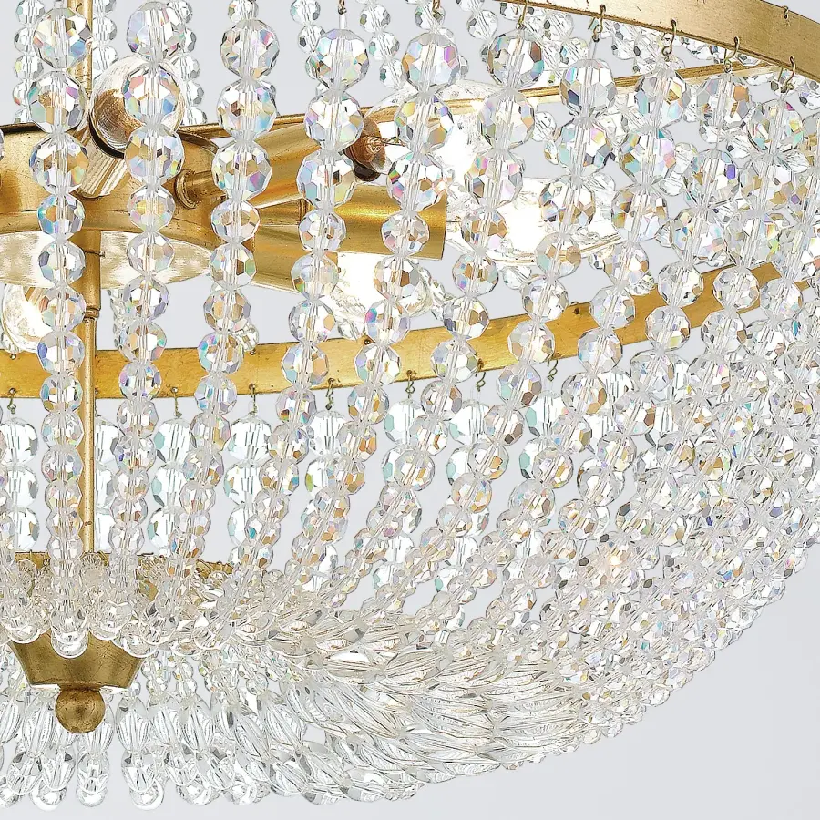 Rylee 24.75" Chandelier in Antique Gold - Image 3