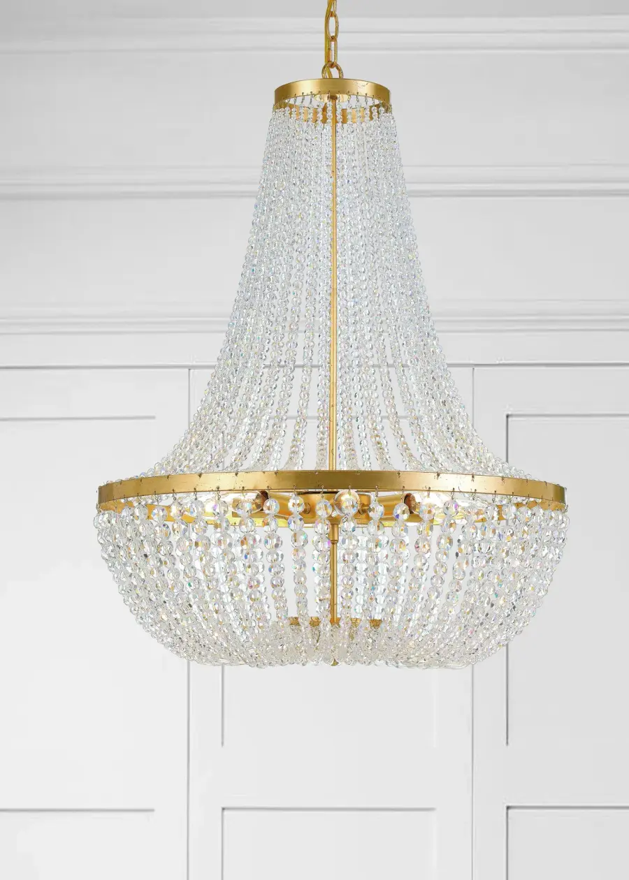 Rylee 24.75" Chandelier in Antique Gold - Image 4