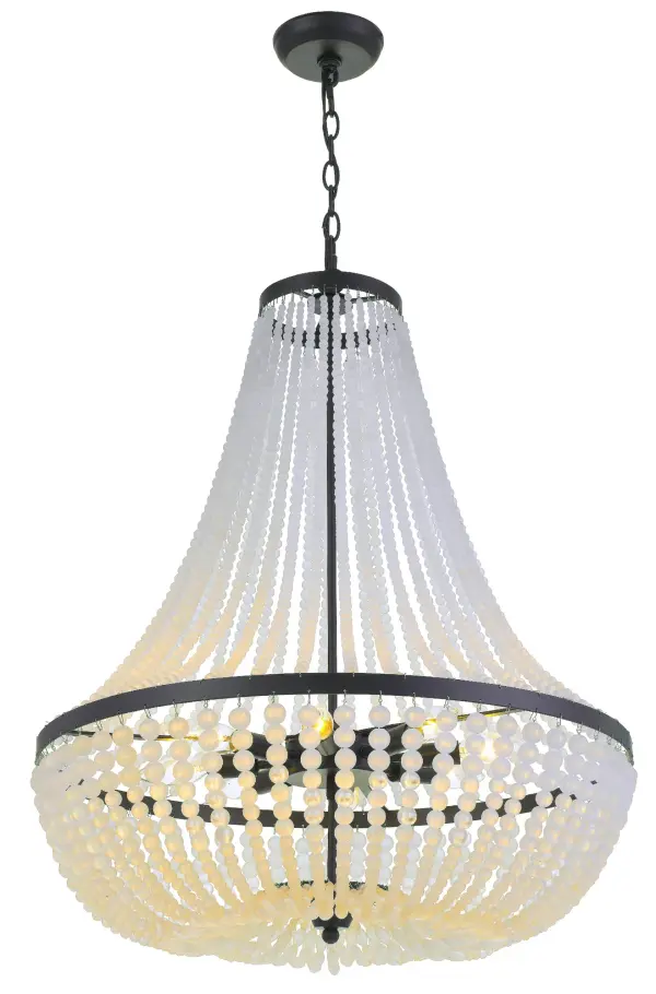 Rylee 24.75" Chandelier in Antique Gold - Image 8