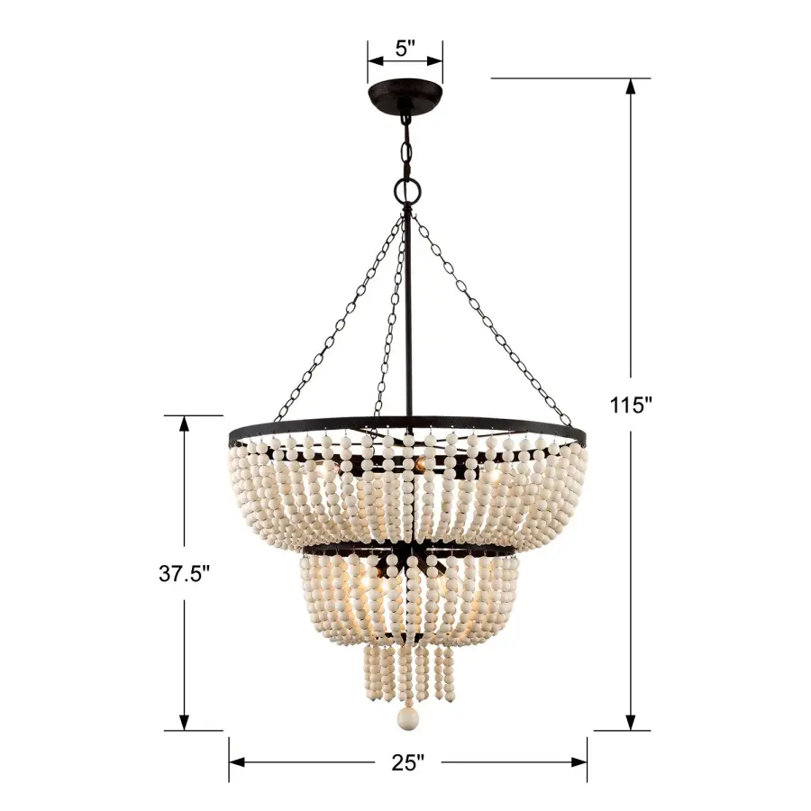 Rylee 24.75" Chandelier - Image 15