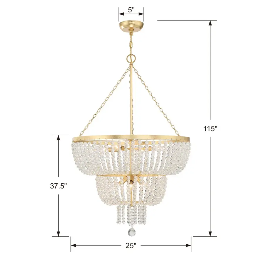 Rylee 24.75" Chandelier - Image 5
