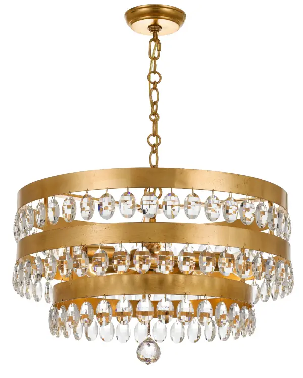 Perla 22" Crystal Chandelier - Image 1