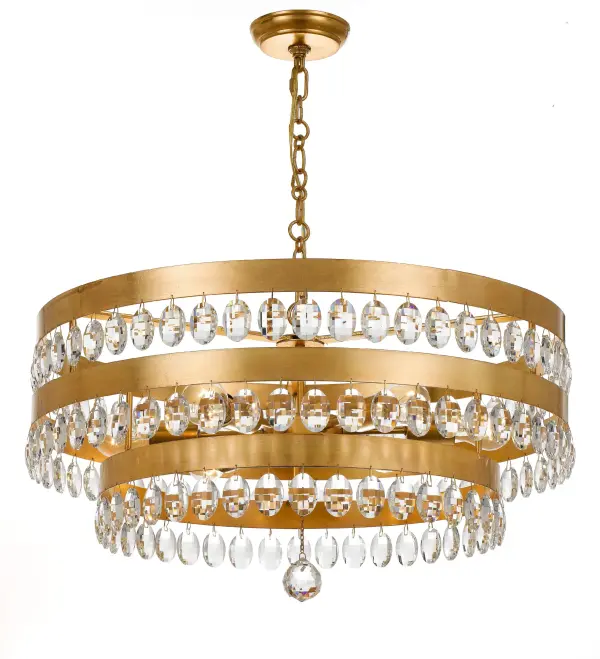 Perla 26" Crystal Chandelier - Image 1