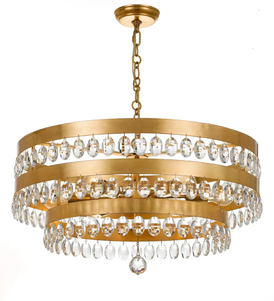 Perla 26" Crystal Chandelier - Image 1