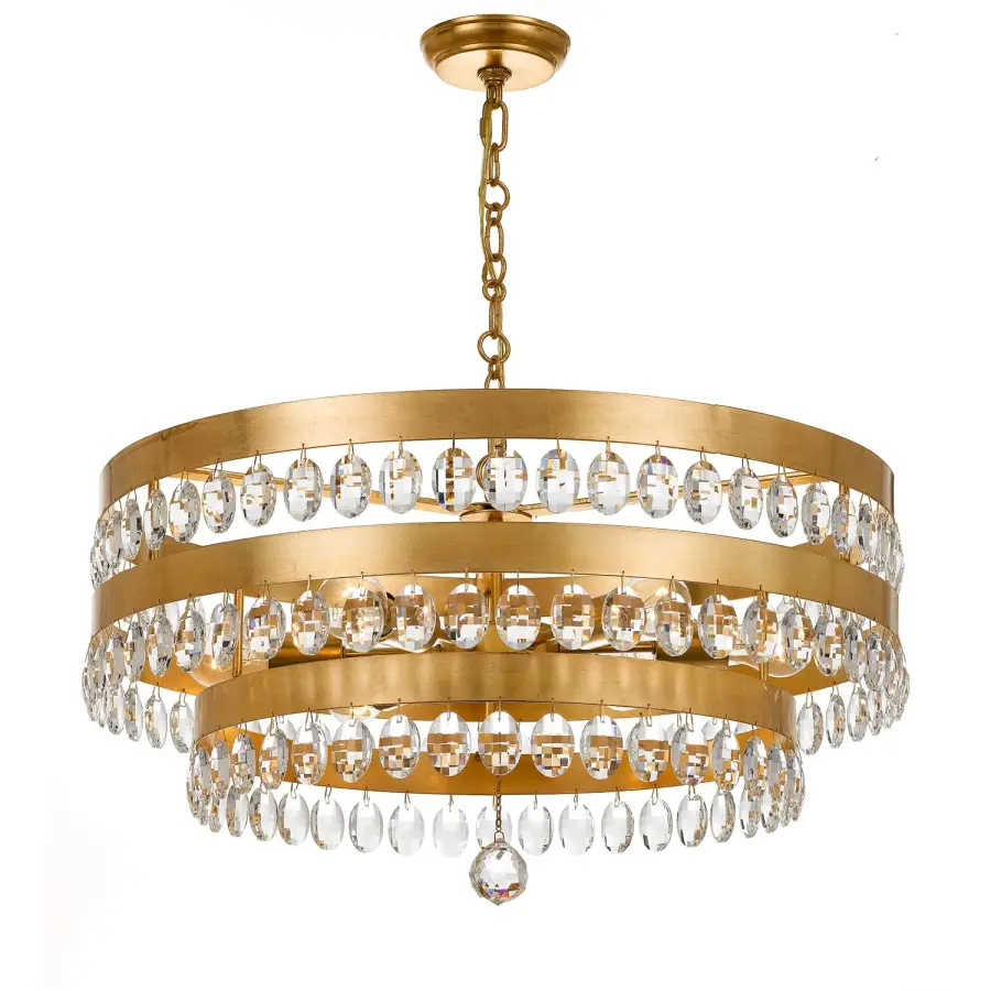 Perla 26" Crystal Chandelier - Image 2