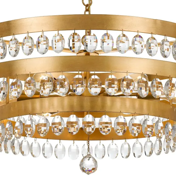 Perla 26" Crystal Chandelier - Image 4