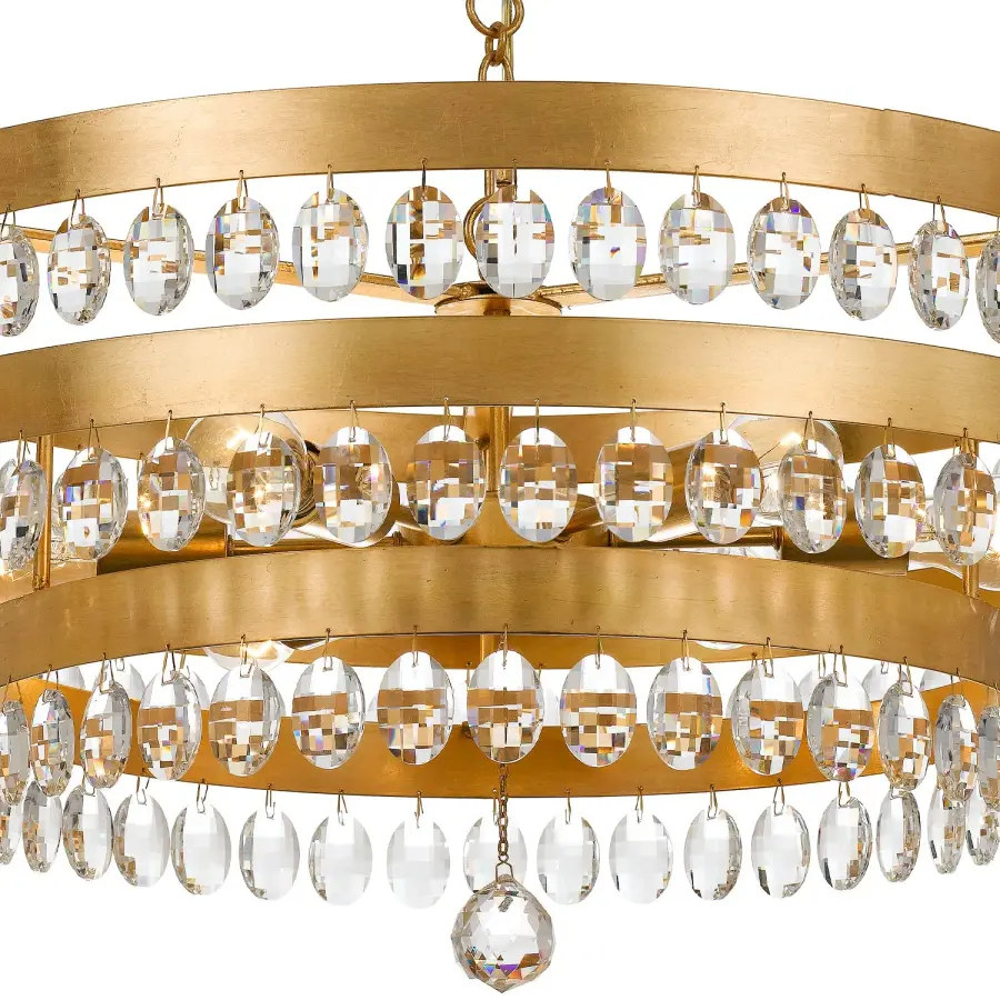 Perla 26" Crystal Chandelier - Image 4