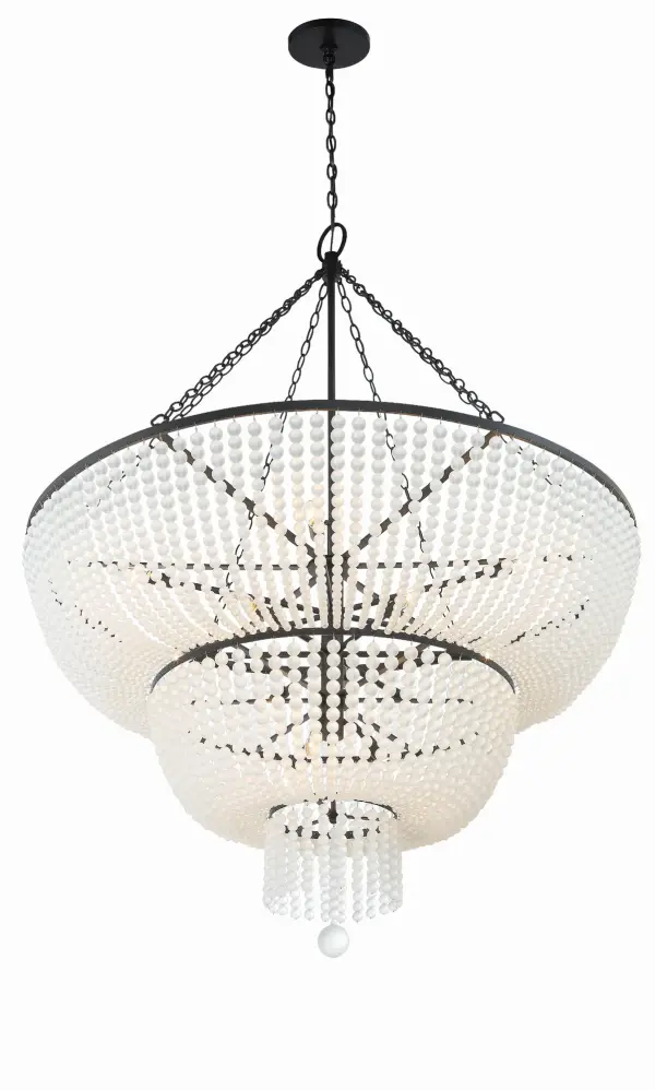 Rylee 48.5" Chandelier in Antique Gold - Image 10