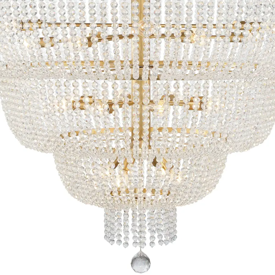 Rylee 60" Chandelier in Antique Gold - Image 5