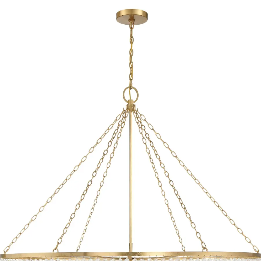 Rylee 60" Chandelier in Antique Gold - Image 6
