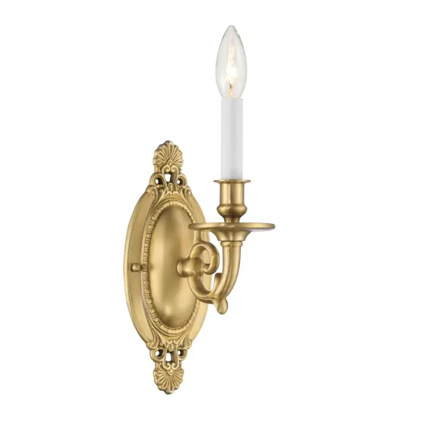 Milford 4.25" Aged Brass Sconce - Image 1