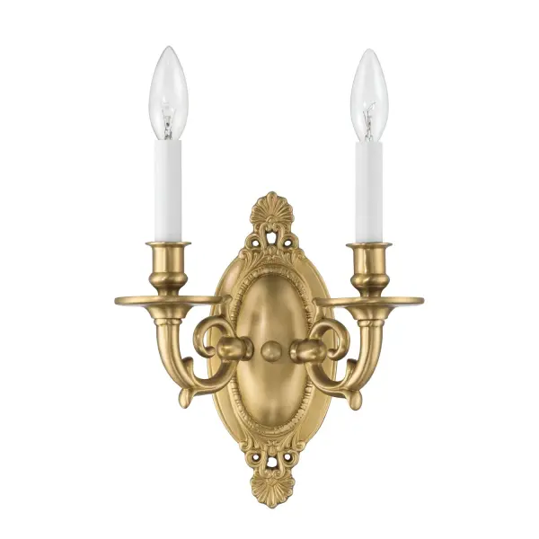 Milford 9.5" Aged Brass Sconce - Image 2