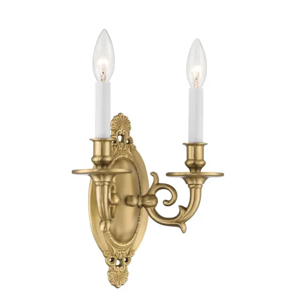 Milford 9.5" Aged Brass Sconce - Image 3
