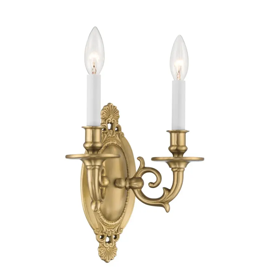 Milford 9.5" Aged Brass Sconce - Image 3