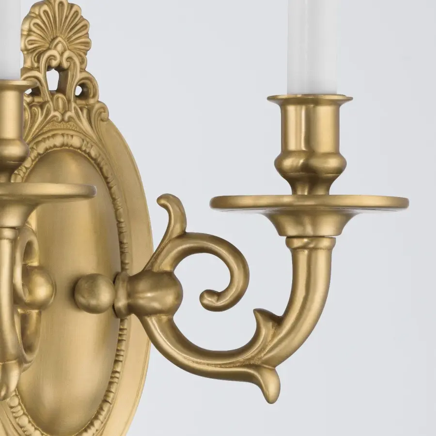 Milford 9.5" Aged Brass Sconce - Image 5