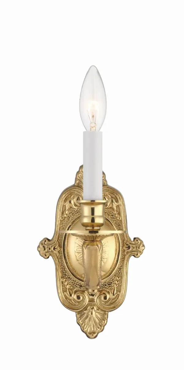 Marlowe 5" Sconce in Polished Brass - Image 1
