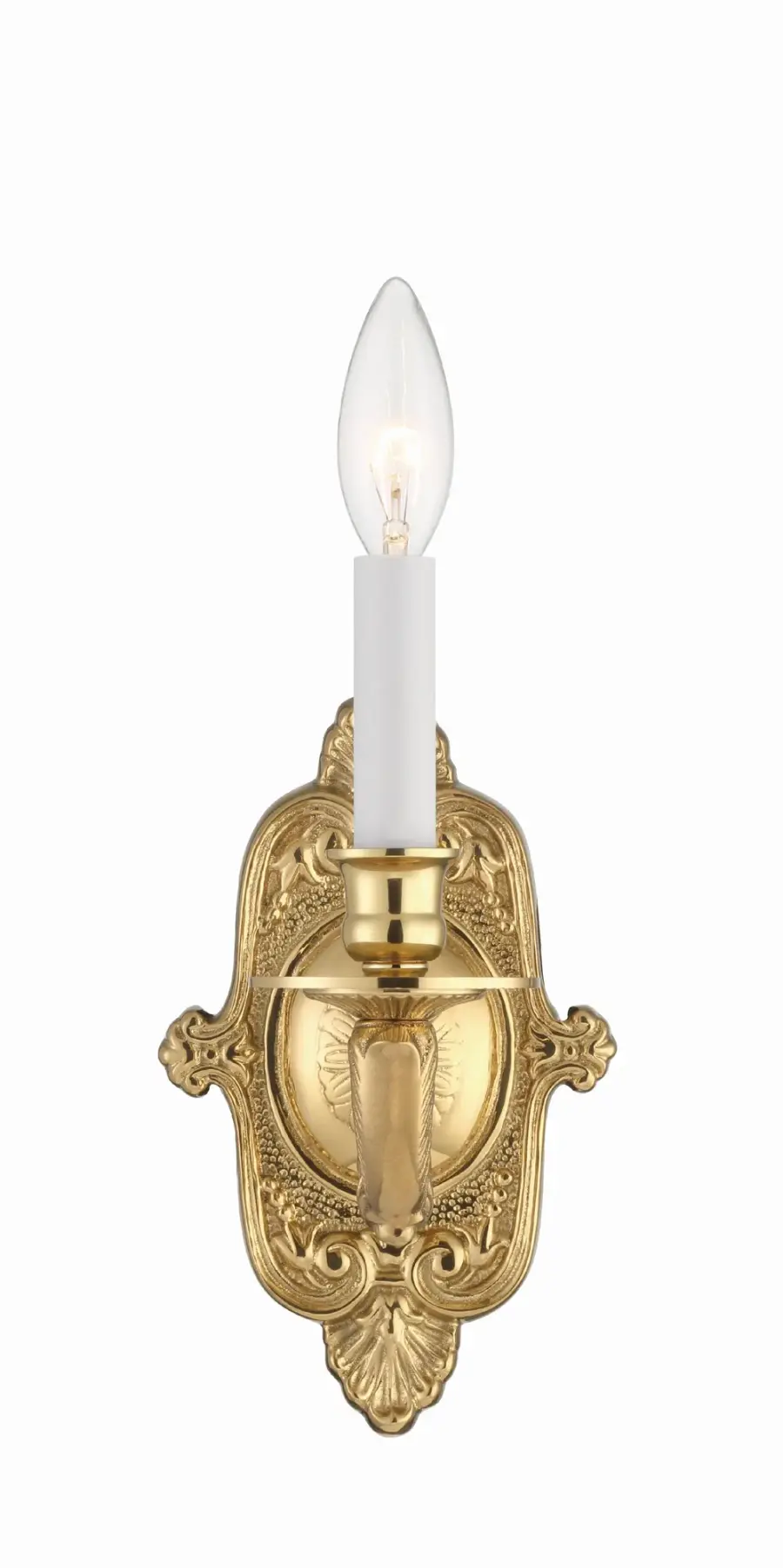 Marlowe 5" Sconce in Polished Brass - Image 1