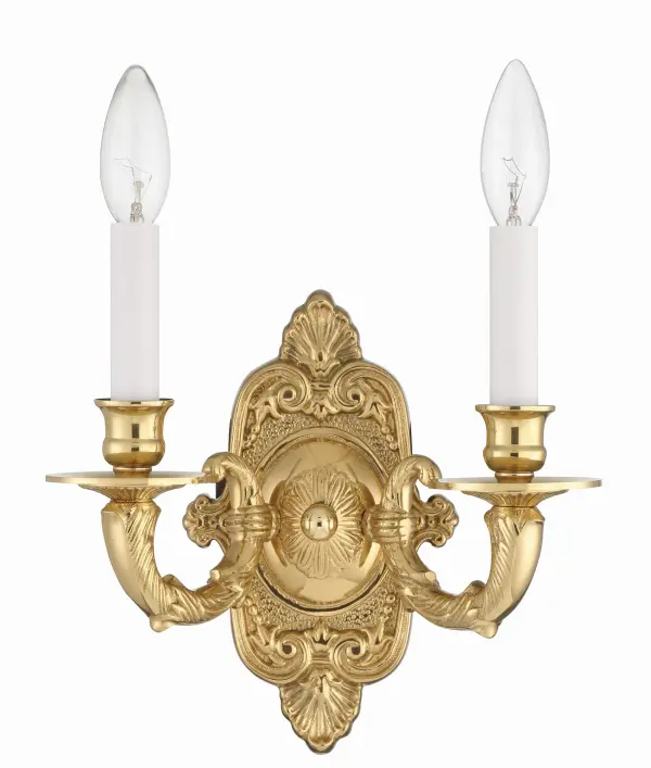 Marlowe 10" Polished Brass Sconce - Image 2