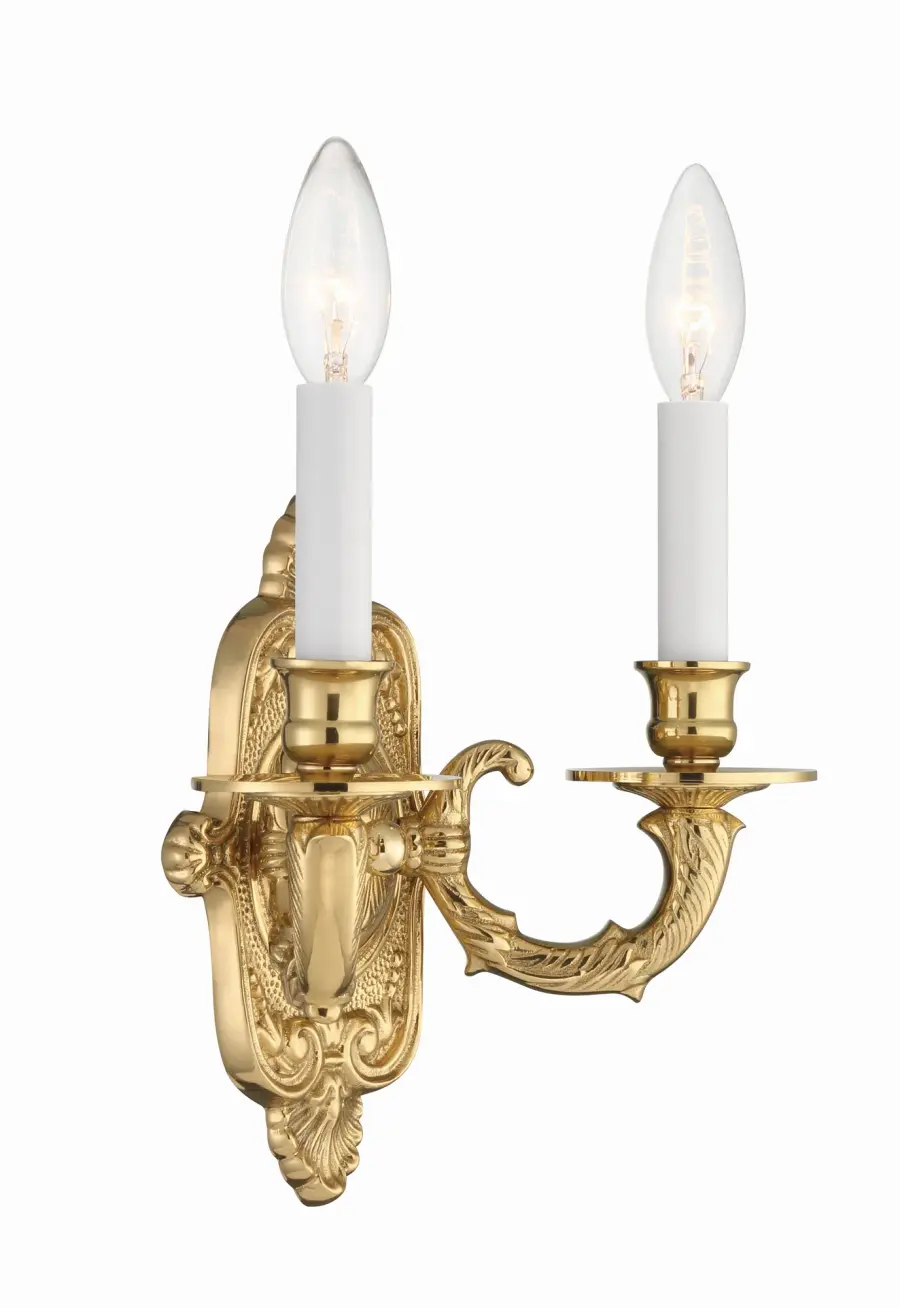 Marlowe 10" Polished Brass Sconce - Image 3