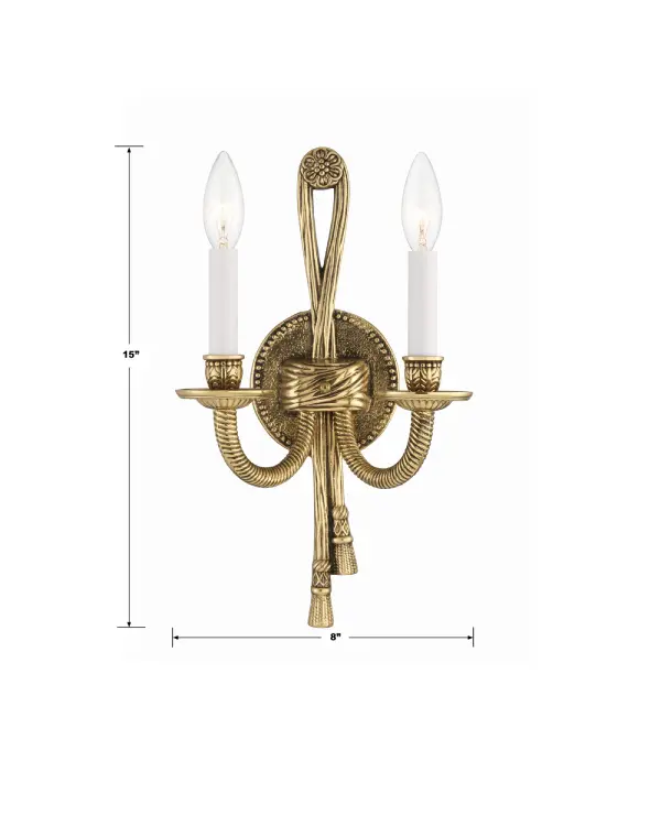 Lexsi 8" Traditional Wall Sconce - Image 7