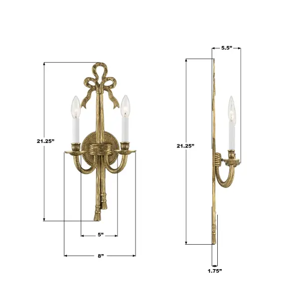 Lexsi 8" Traditional Wall Sconce - Image 7