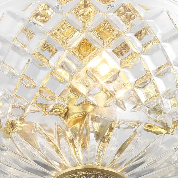 Milton 10" Semi Flush Mount in Olde Brass - Image 5