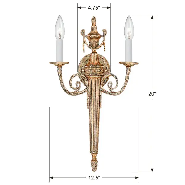 Loxley 12.75" Sconce in Matte Brass - Image 6