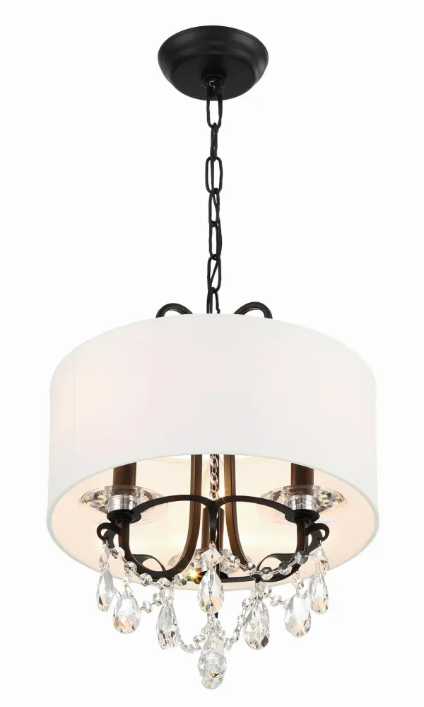 Othello 14" Matte Black Crystal Chandelier - Image 13