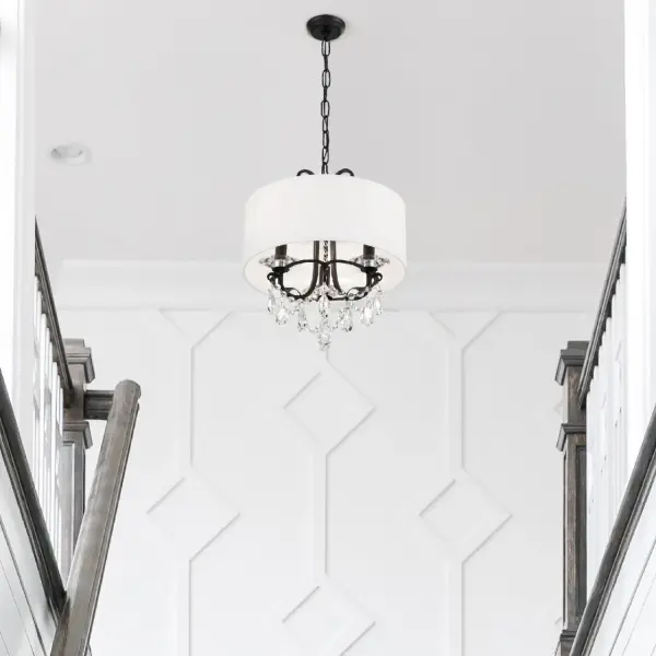 Othello 14" Matte Black Crystal Chandelier - Image 19