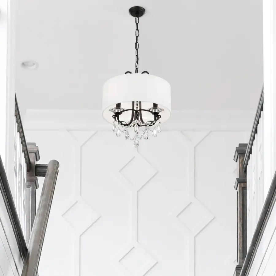 Othello 14" Matte Black Crystal Chandelier - Image 19