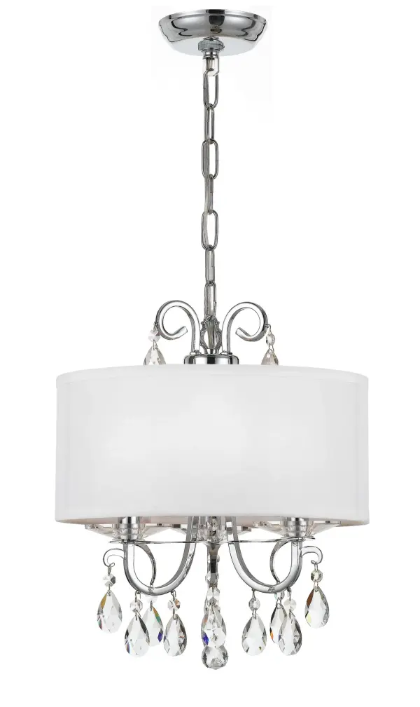 Othello 14" Matte Black Crystal Chandelier - Image 8