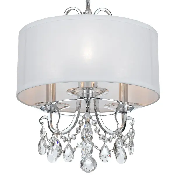 Othello 14" Matte Black Crystal Chandelier - Image 9