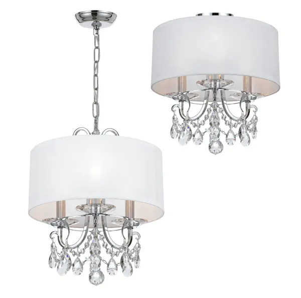 Othello 14" Matte Black Crystal Chandelier - Image 10