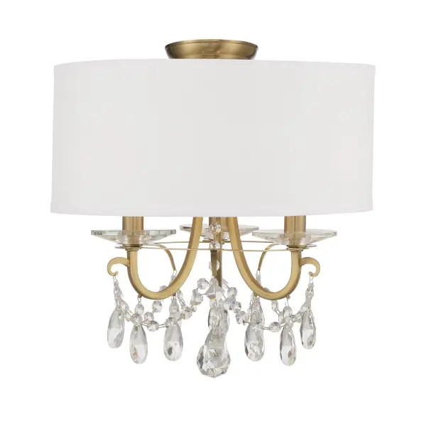 Othello 14" Semi Flush Mount in Polished Chrome - Image 1