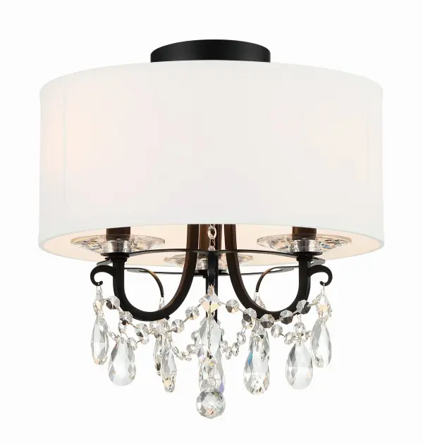 Othello 14" Semi Flush Mount in Polished Chrome - Image 13