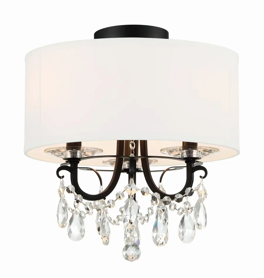 Othello 14" Semi Flush Mount in Polished Chrome - Image 13