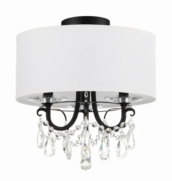 Othello 14" Semi Flush Mount in Polished Chrome - Image 14