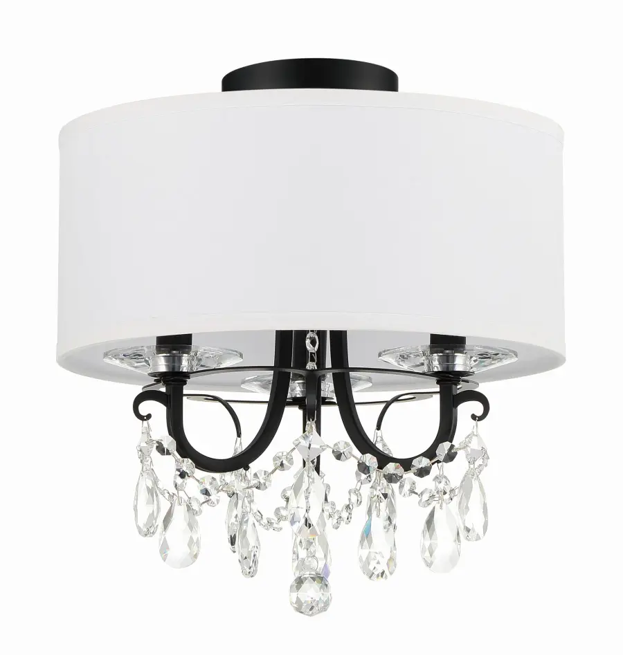 Othello 14" Semi Flush Mount in Polished Chrome - Image 14