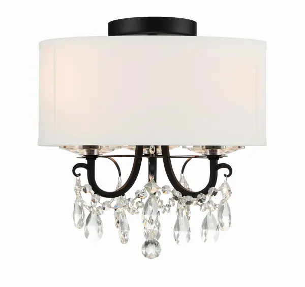 Othello 14" Semi Flush Mount in Polished Chrome - Image 15