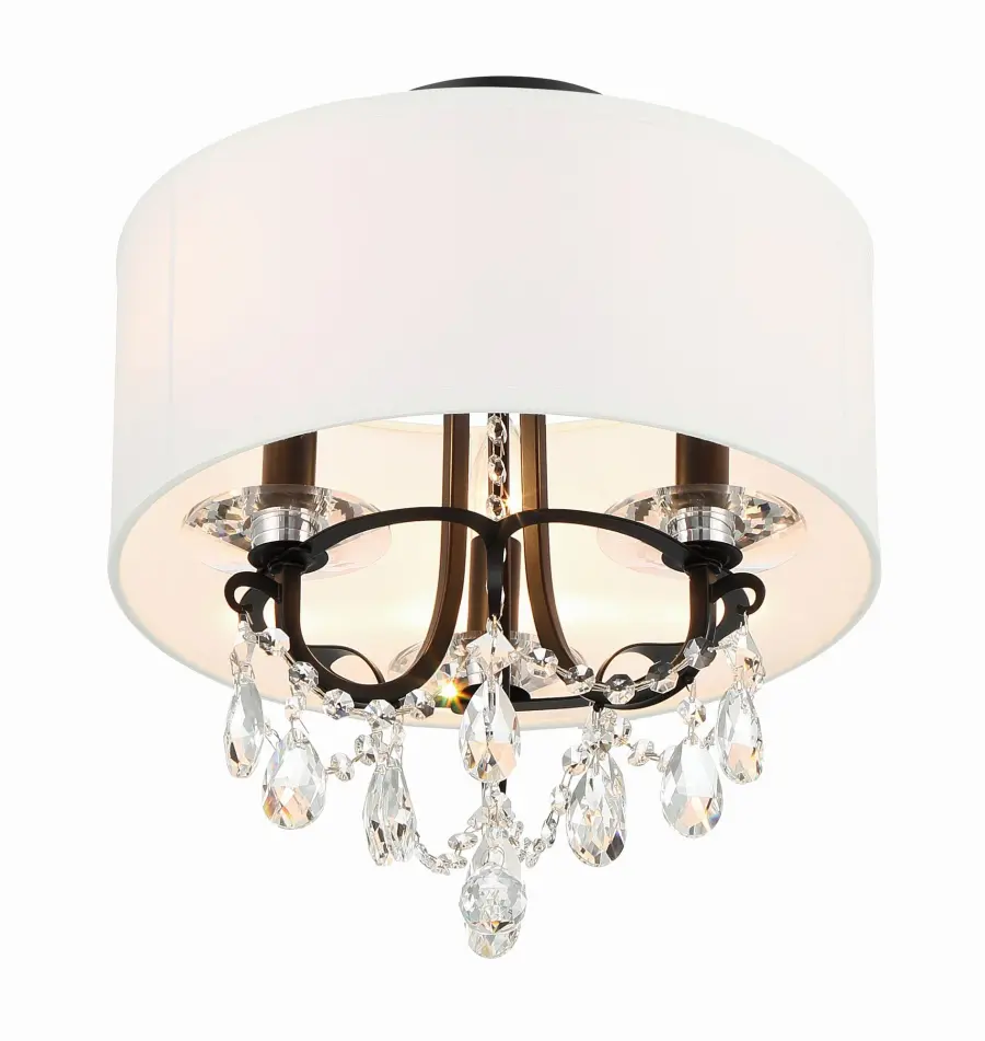 Othello 14" Semi Flush Mount in Polished Chrome - Image 16