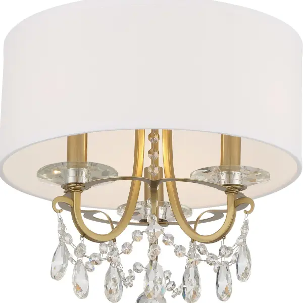 Othello 14" Semi Flush Mount in Polished Chrome - Image 4