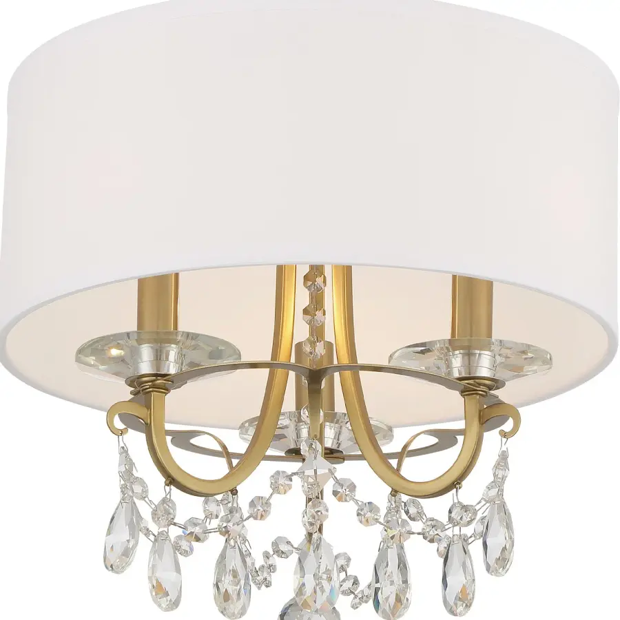 Othello 14" Semi Flush Mount in Polished Chrome - Image 4