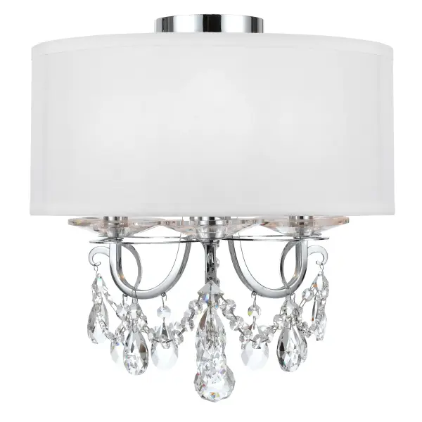 Othello 14" Semi Flush Mount in Polished Chrome - Image 7