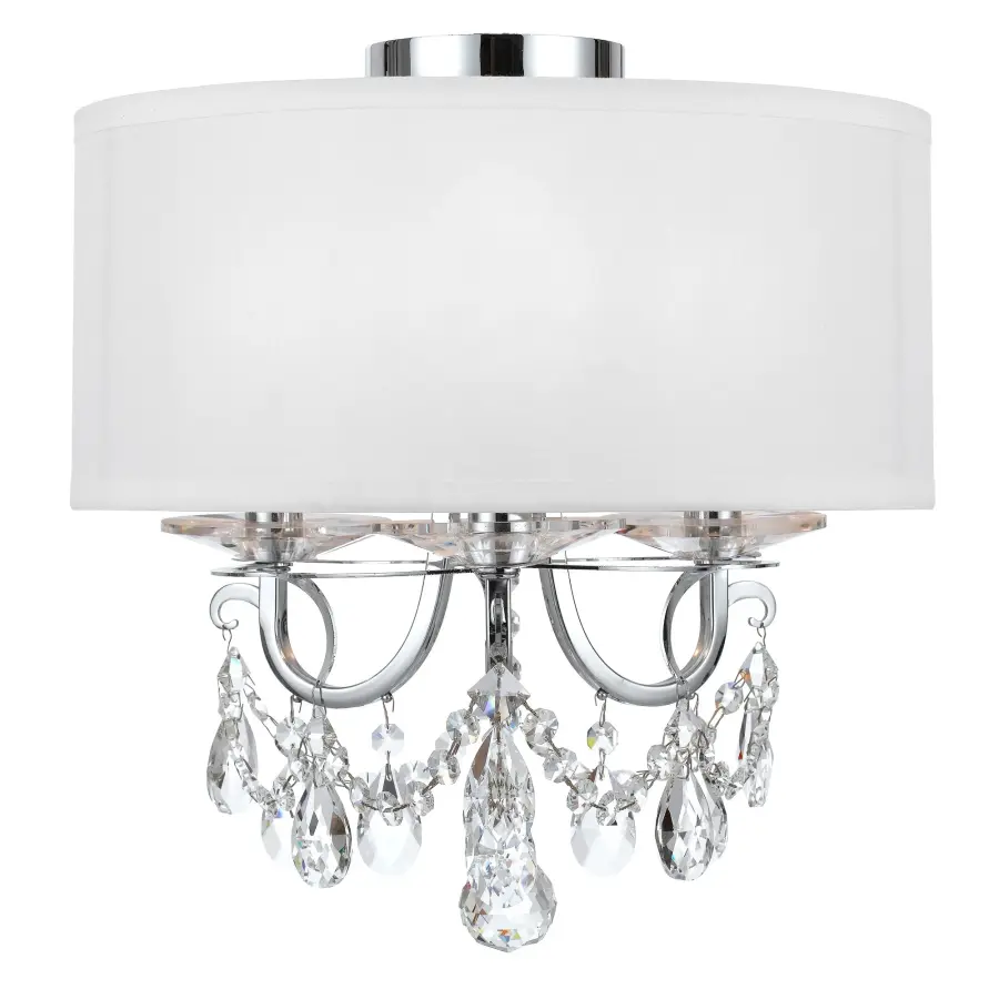 Othello 14" Semi Flush Mount in Polished Chrome - Image 7