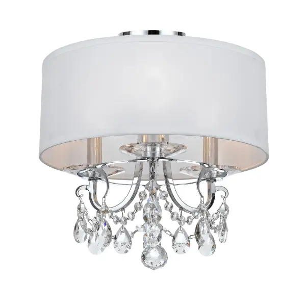Othello 14" Semi Flush Mount in Polished Chrome - Image 8