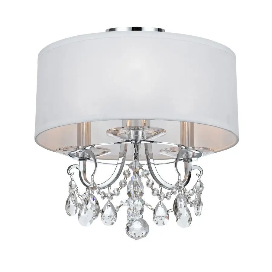 Othello 14" Semi Flush Mount in Polished Chrome - Image 8